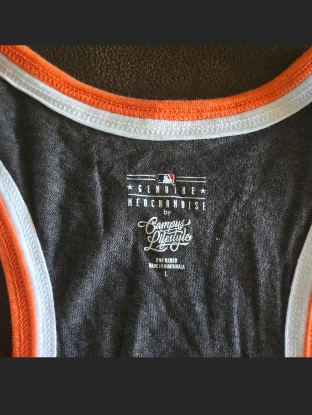 MLB Campus Lifestyle Baltimore Orioles Womens Tank Top Size Small - Picture 7 of 8